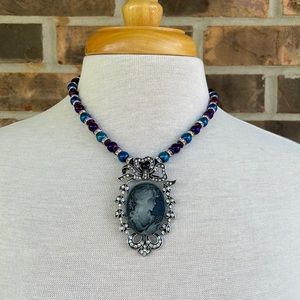 Handmade Cameo Pendant Necklace
